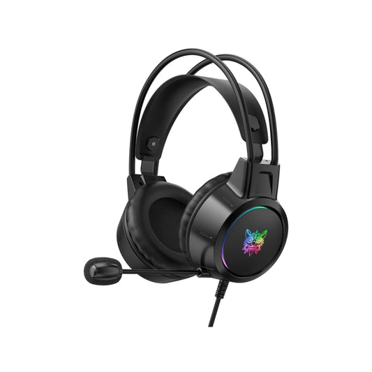 Onikuma X15 Pro – 50mm Drivers, V-Shaped RGB, Memory Foam Cups
