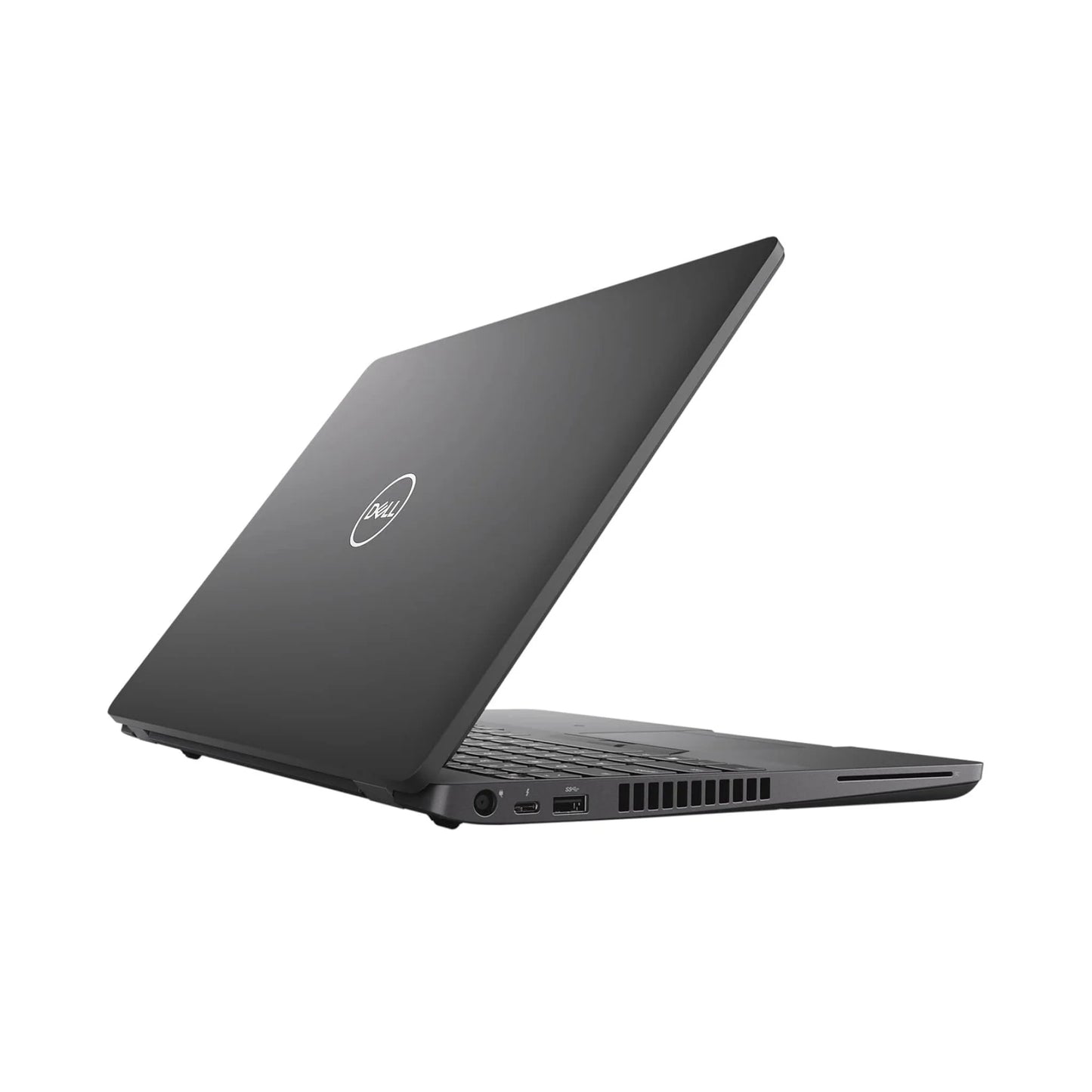 Dell Precesion 3540 Black Dell laptop Left Side on a white background