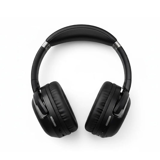 X-Scoot - 654 Black headphones on a white background