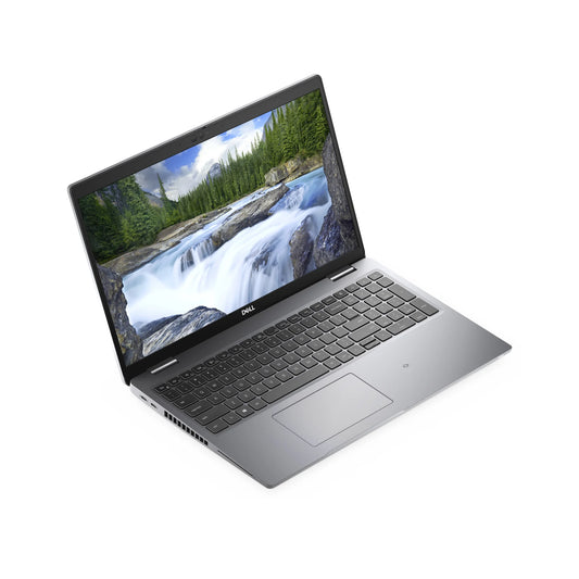 Backlit Chiclet Keyboard And Numeric Keypad Of Dell Latitude 5520 I5 Grade A Above View Angle