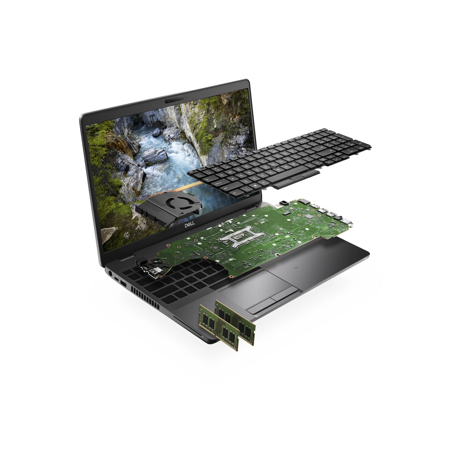 Dell Precision 3540 Mobile Workstation 15.6 Inch Fhd Touchscreen With Amd Radeon Pro Graphics Target Store Egypt Spare Parts Open With Motherboard View