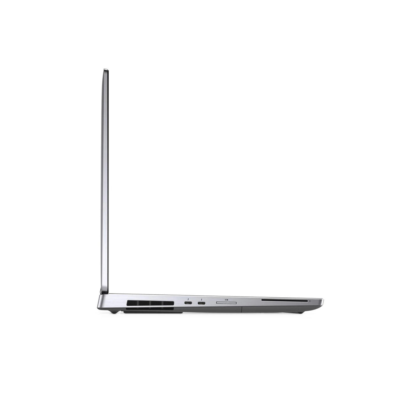 Dell Precision 7740 Flagship Mobile Workstation 17.3 Inch Fhd With High End Nvidia Quadro Rtx 4000 8Gb Graphics Target Store Egypt Side Ports Left With Lid Open
