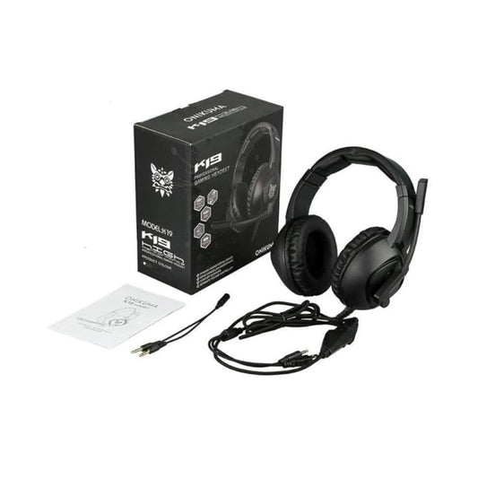 Onikuma K19 – 40mm Drivers, Lightweight Comfort, LED Lighting