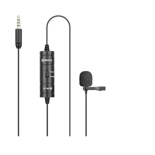 BOYA BY-M1 Lavalier Microphone | Clip-on Mic for Smartphone, DSLR & PC - TARGET Store