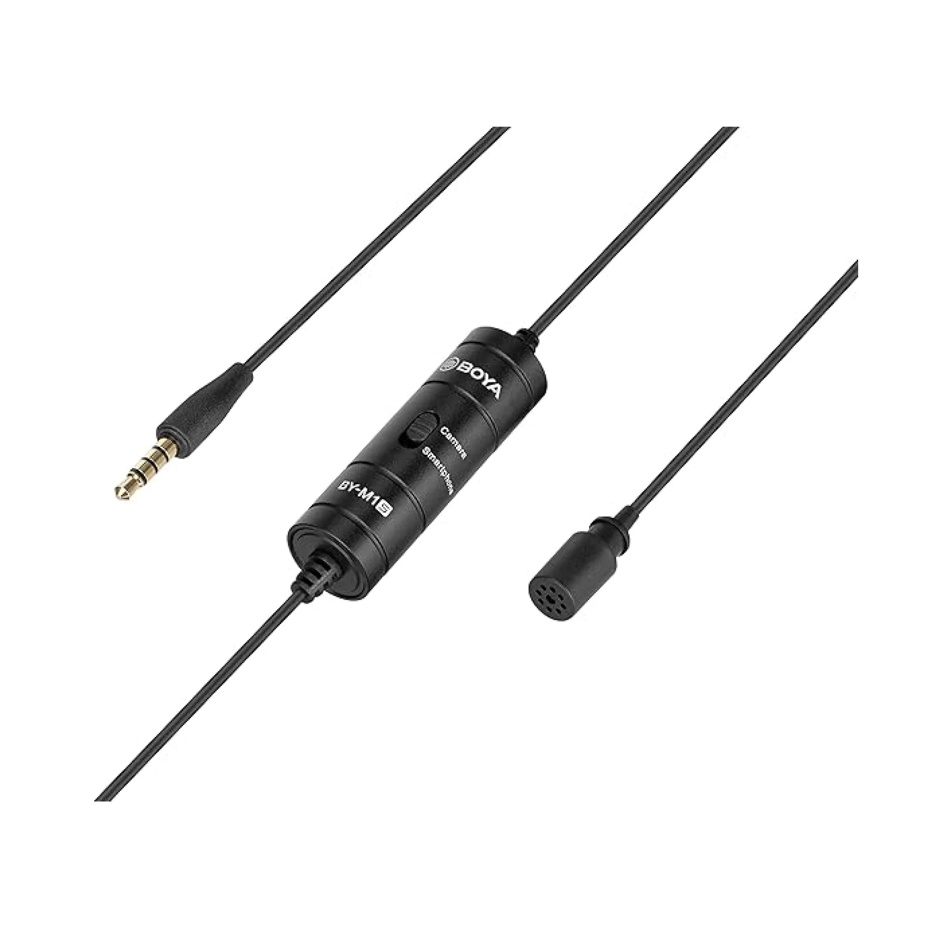 BOYA BY-M1 Lavalier Microphone | Clip-on Mic for Smartphone, DSLR & PC - TARGET Store