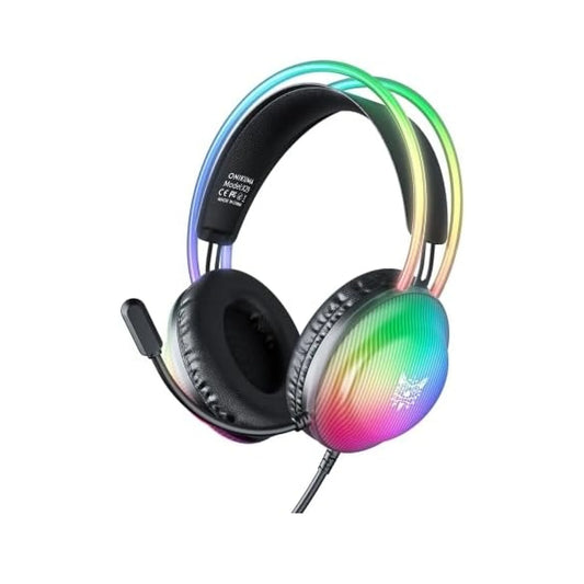 Onikuma X29 – 50mm Drivers, Breathing RGB, 360° Rotatable Mic ( AUX )
