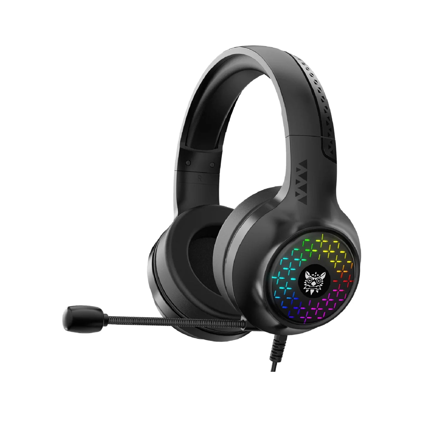 Onikuma X7 Pro – 50mm Drivers, RGB Lighting, Noise-Cancelling Mic