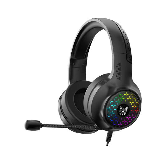 Onikuma X7 Pro – 50mm Drivers, RGB Lighting, Noise-Cancelling Mic