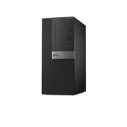 Dell OptiPlex 7050 MT mini tower desktop with Intel Core i5-7500 or i7-7700, RAID storage, Grade A imported, Egypt