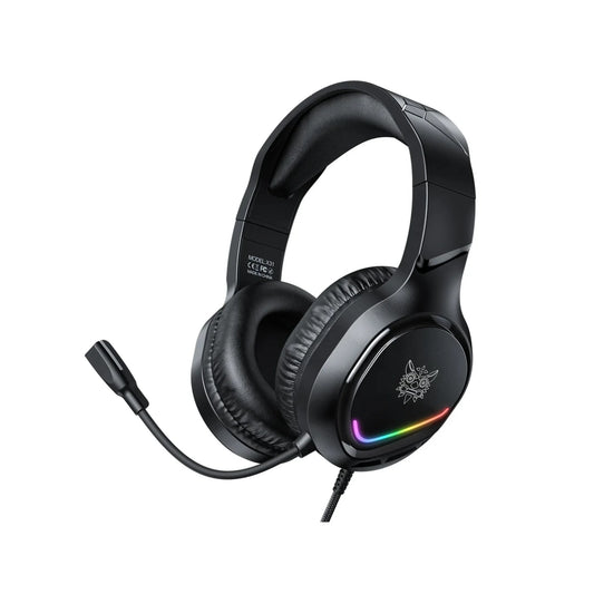 Onikuma X31 Pro – 50mm Drivers, RGB Cat Ears, Noise-Cancelling Mic