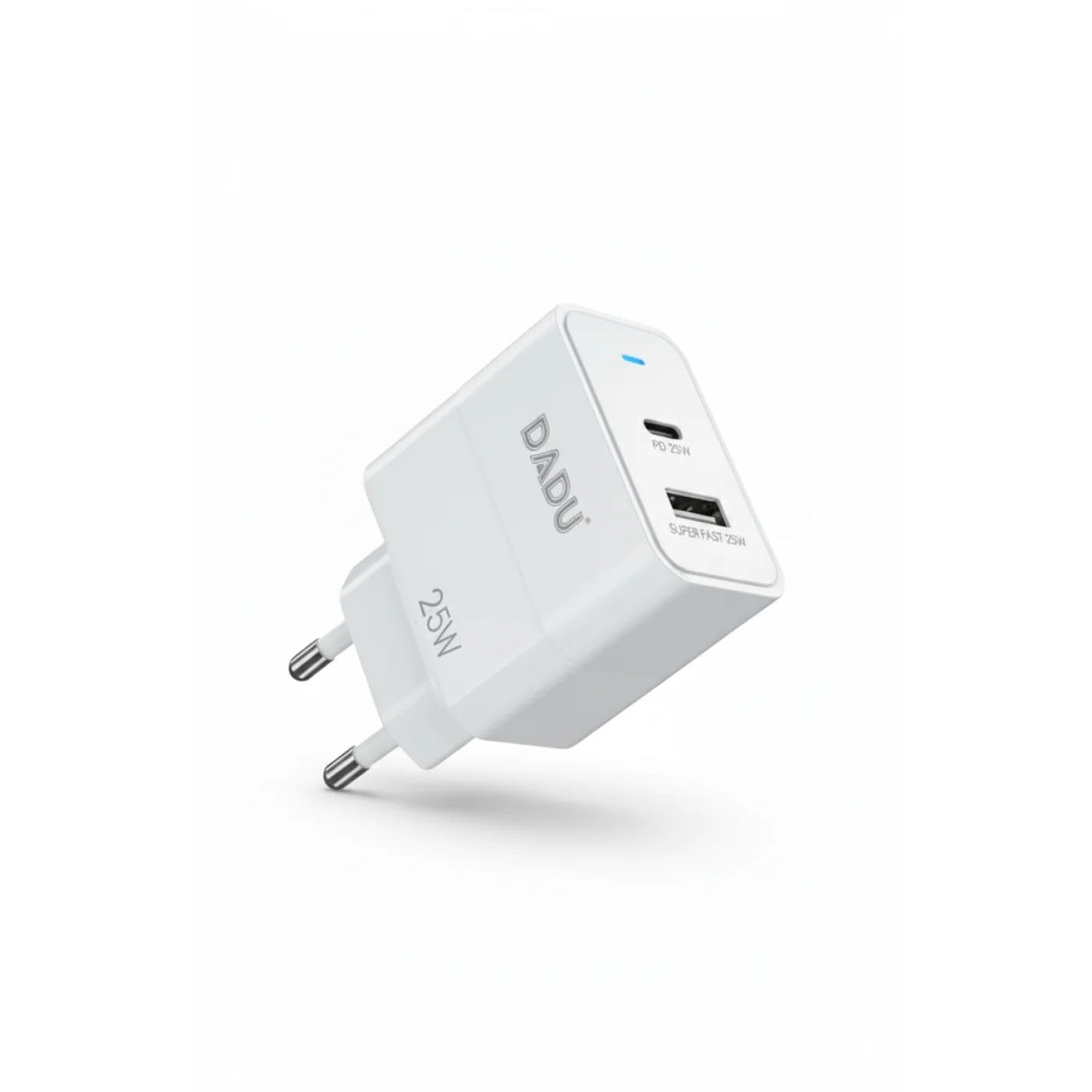 DADU DC-338-D 25W Dual Port Fast Charger | PD (USB-C) + QC 3.0 (USB-A)