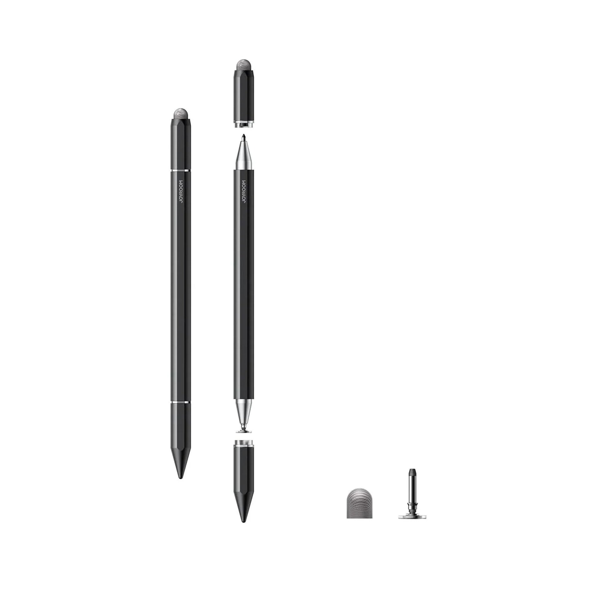 Joyroom JR-BP561 3-in-1 magnetic stylus pen showing touch suction cup ballpoint tips — TARGET Store Egypt