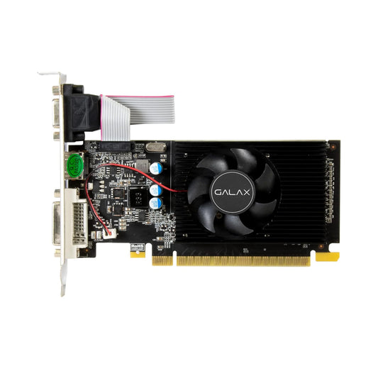 Computer graphics card with Galax branding on a white background