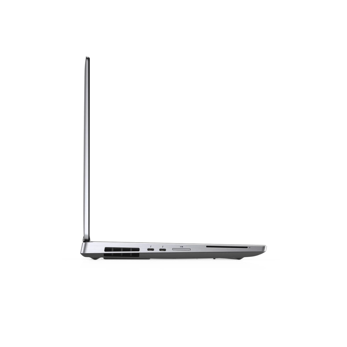 Dell Precision 7540 15.6-inch mobile workstation, front view with display open