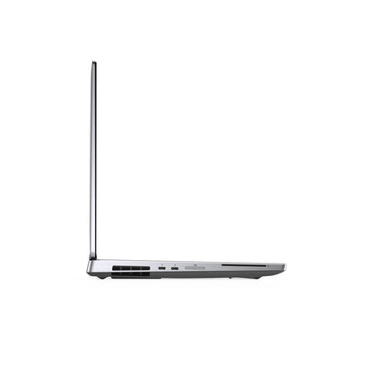 Dell Precision 7540 15.6-inch mobile workstation, front view with display open