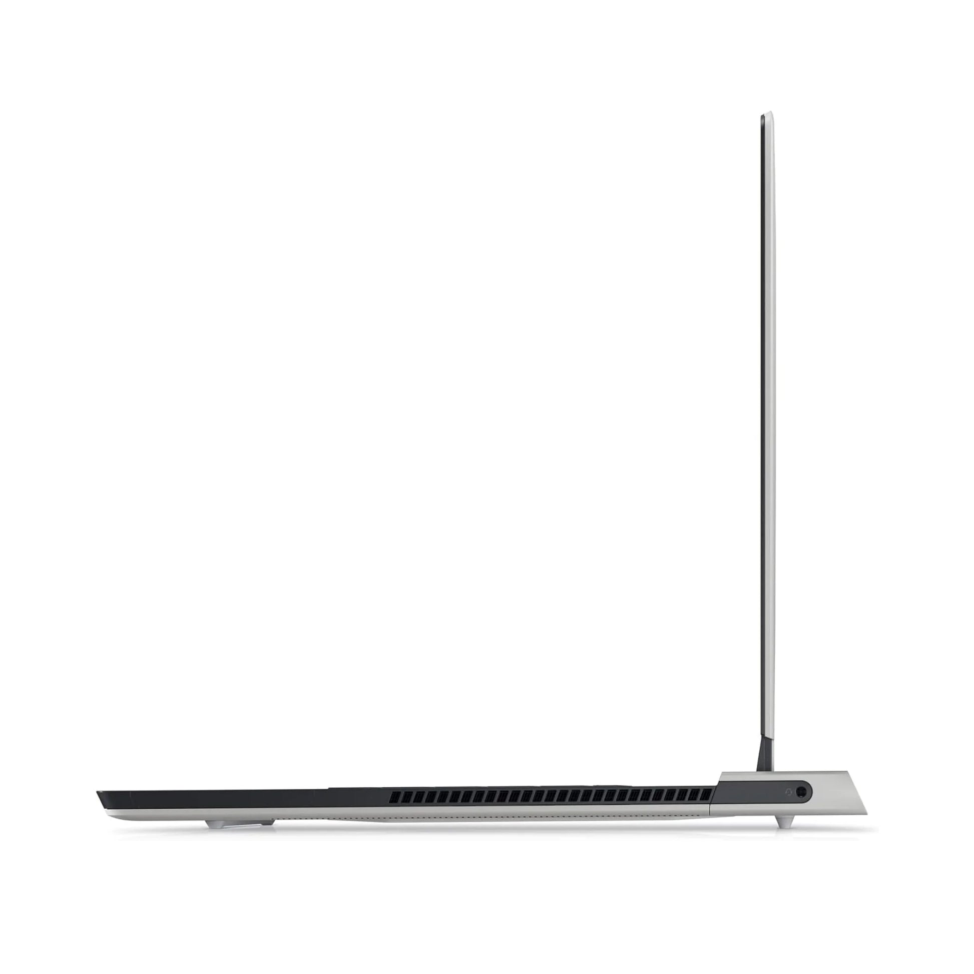 AlineWare x15 Laptop thin device with a metallic finish on a white background