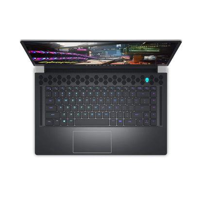 AlineWare X15 laptop Keyboard And Display on a white background