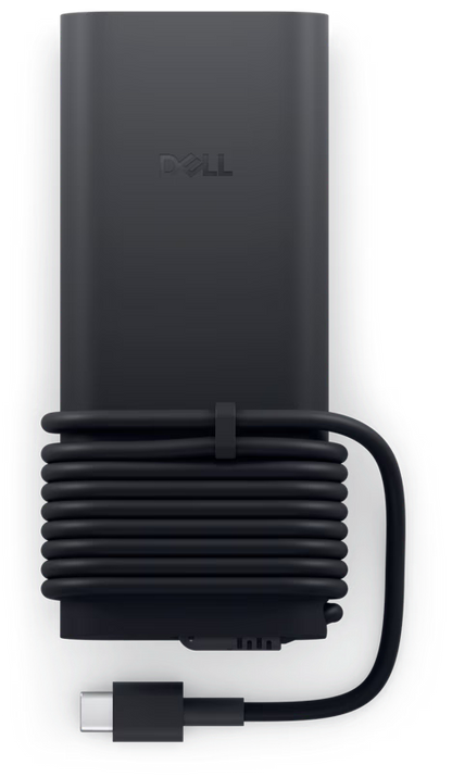 Black Dell laptop sleeve with visible branding on a white background