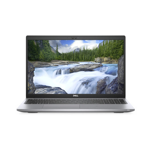 Dell Latitude 5520 15.6 Inch Modern Business Laptop   Sleek Silver Professional Design Front View   Egypt