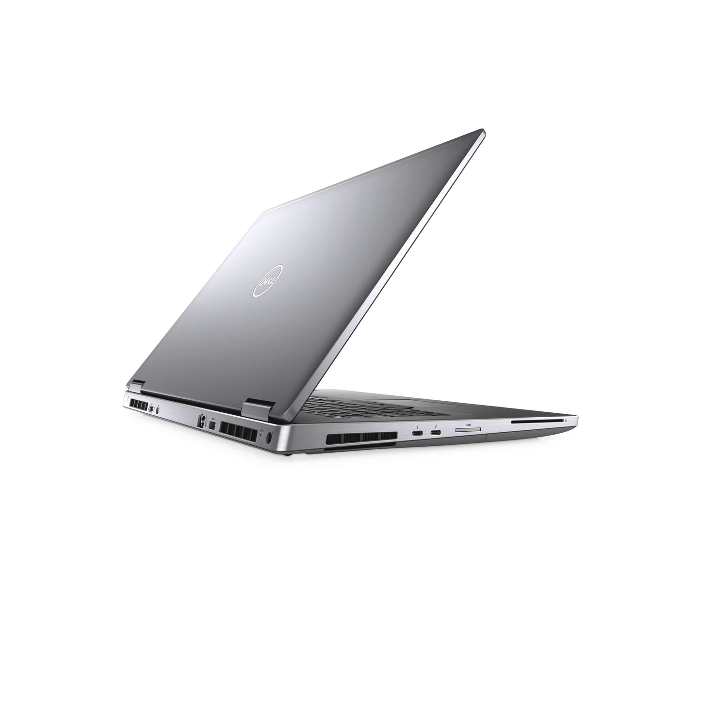 Dell Precision 7740 Flagship Mobile Workstation 17.3 Inch Fhd With High End Nvidia Quadro Rtx 4000 8Gb Graphics Target Store Egypt Angled Left View Ports