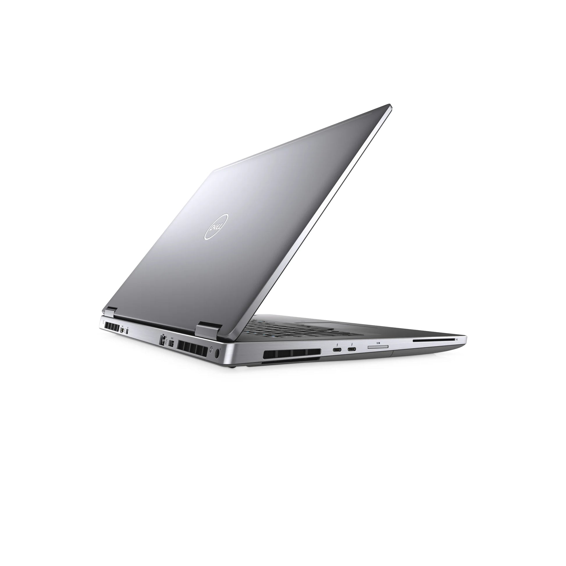 Dell Precision 7740 Flagship Mobile Workstation 17.3 Inch Fhd With High End Nvidia Quadro Rtx 4000 8Gb Graphics Target Store Egypt Angled Left View Ports