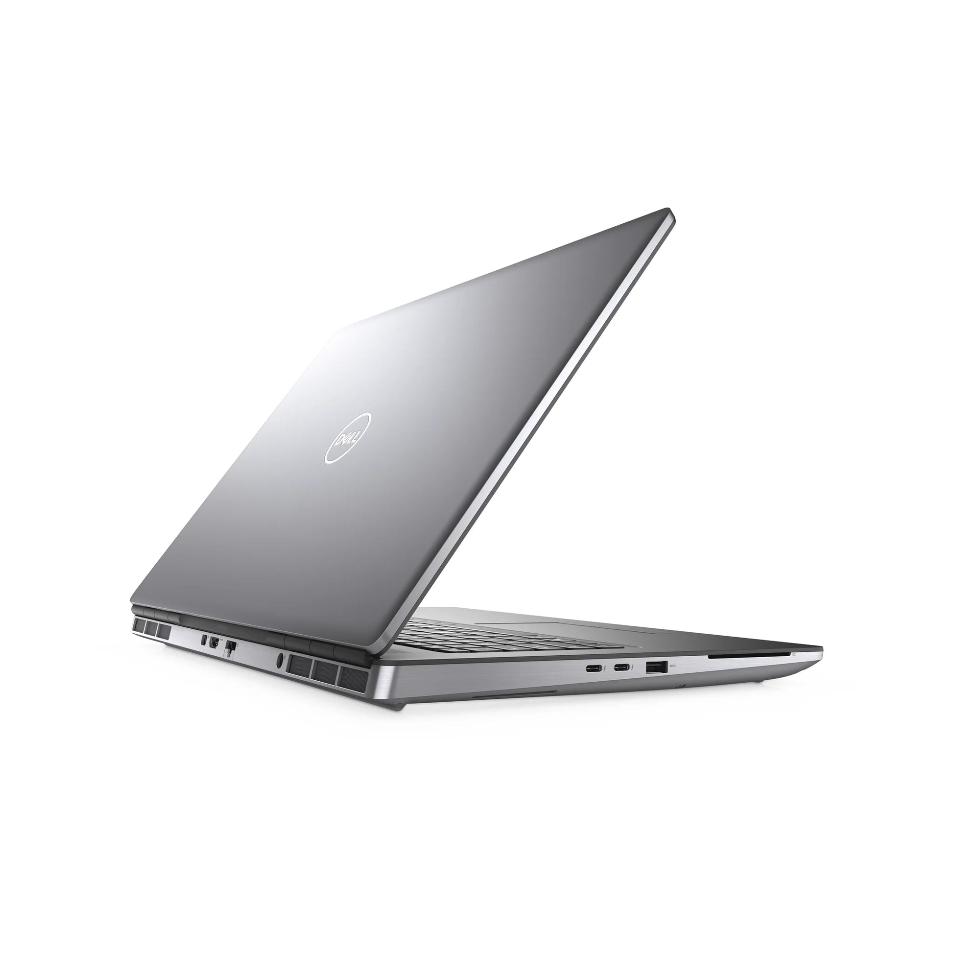 Dell Precision 7750 side profile showing Mini DisplayPort, HDMI, and dual Thunderbolt 3 - Egypt Side Left Side Angled