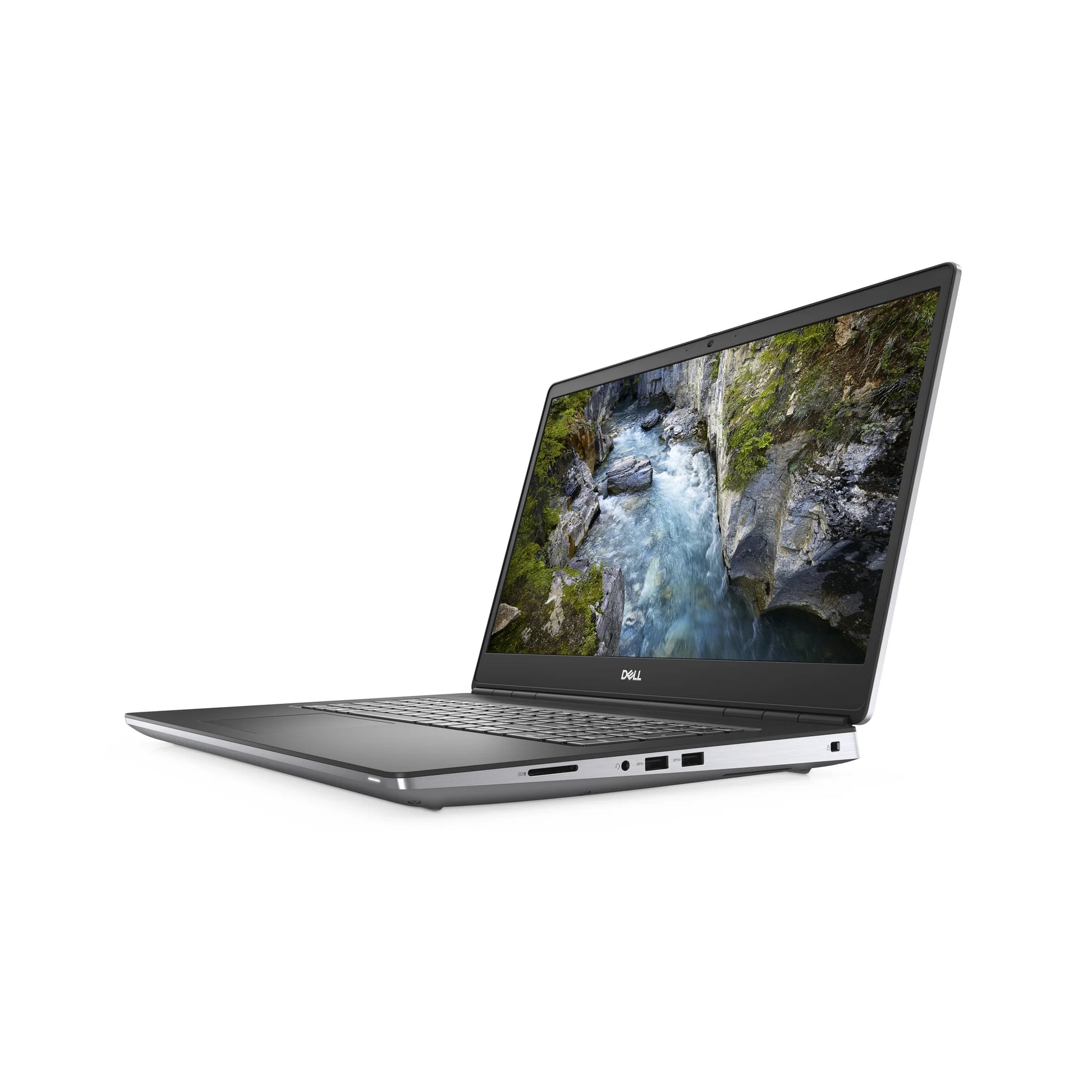 Dell Precision 7750 side profile showing Mini DisplayPort, HDMI, and dual Thunderbolt 3 - Egypt Side Right