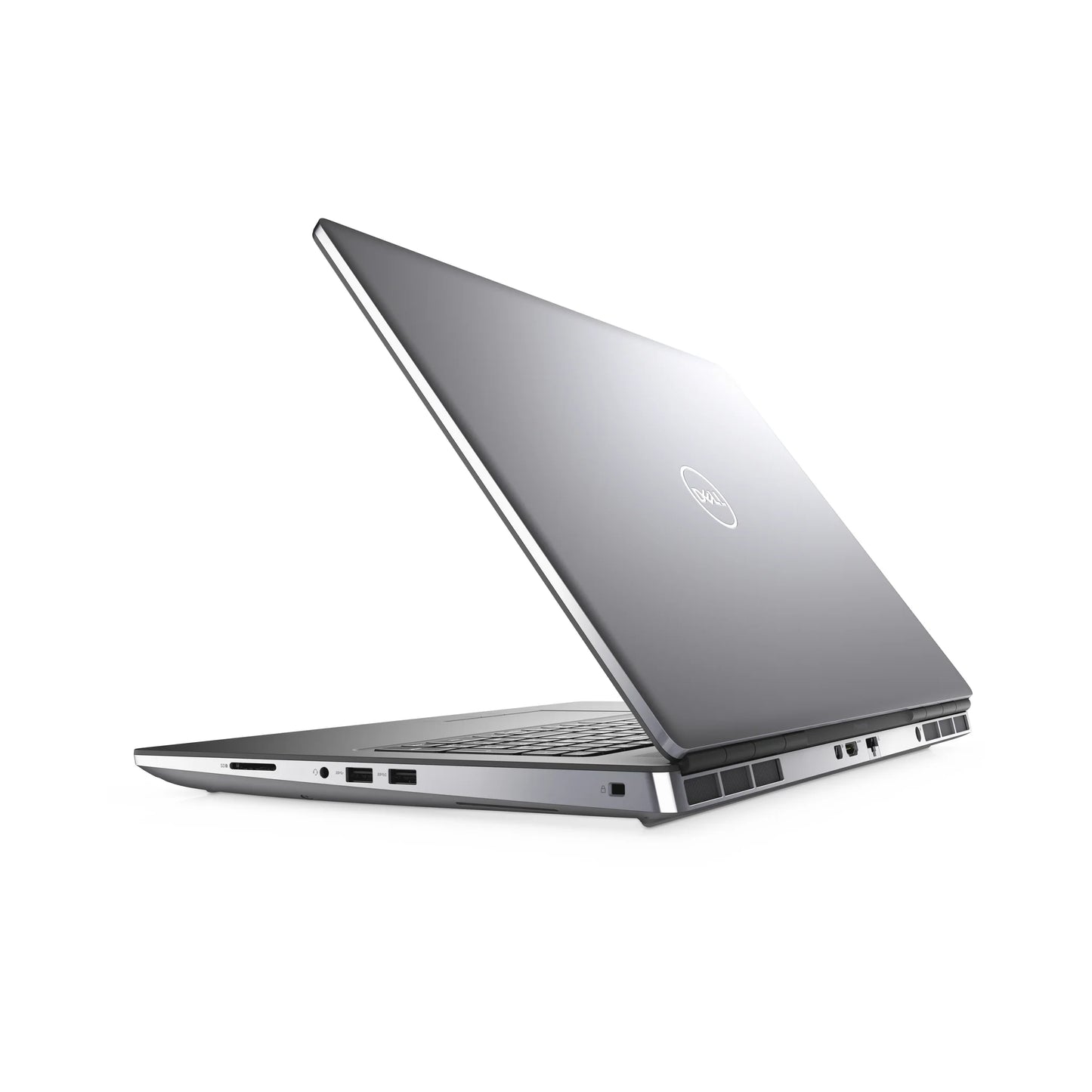 Dell Precision 7750 side profile showing Mini DisplayPort, HDMI, and dual Thunderbolt 3 - Egypt Side Right Angled