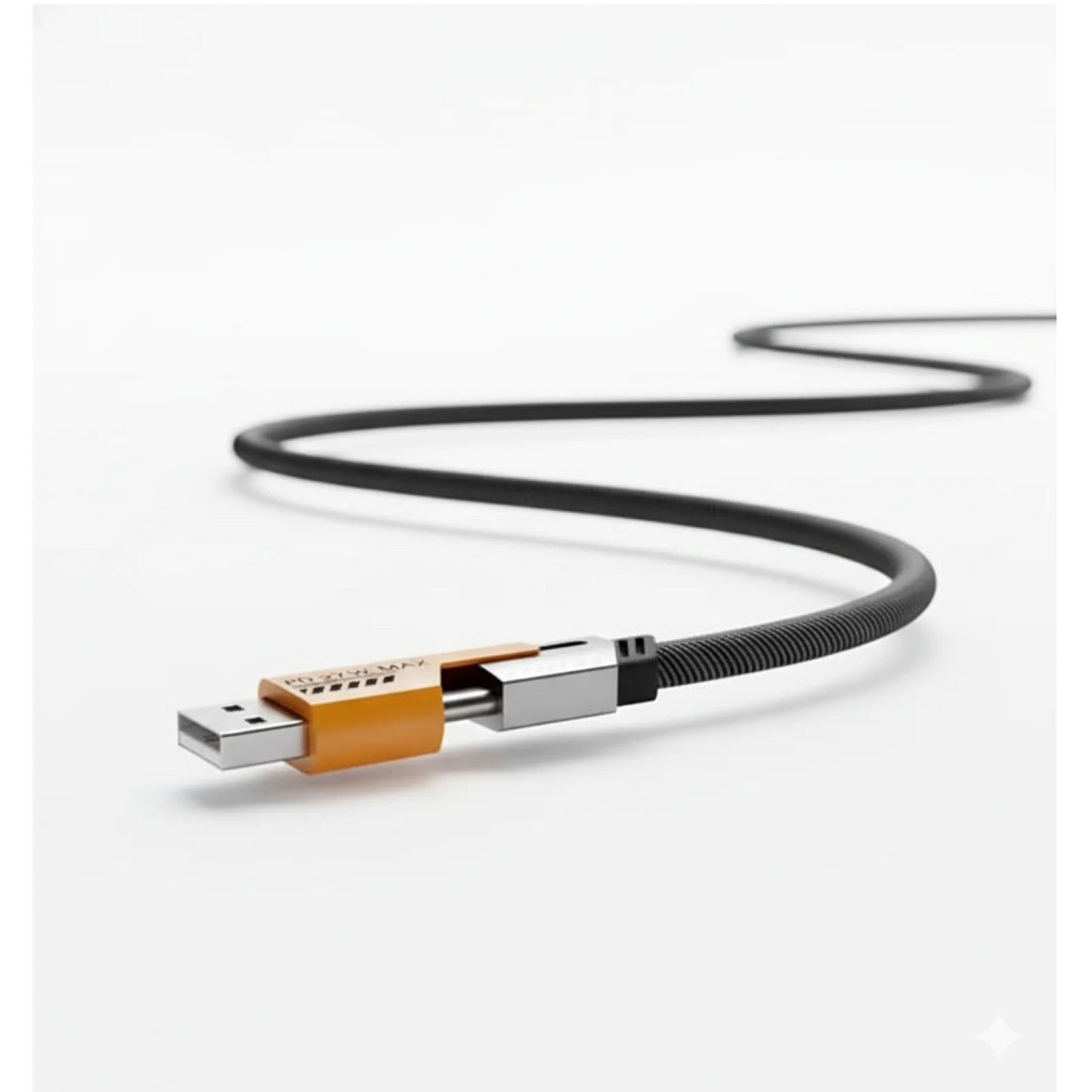 Flat Wire Cable 4-in-1 65W PD Fast Charging Cable | USB-A/C to USB-C/Lightning