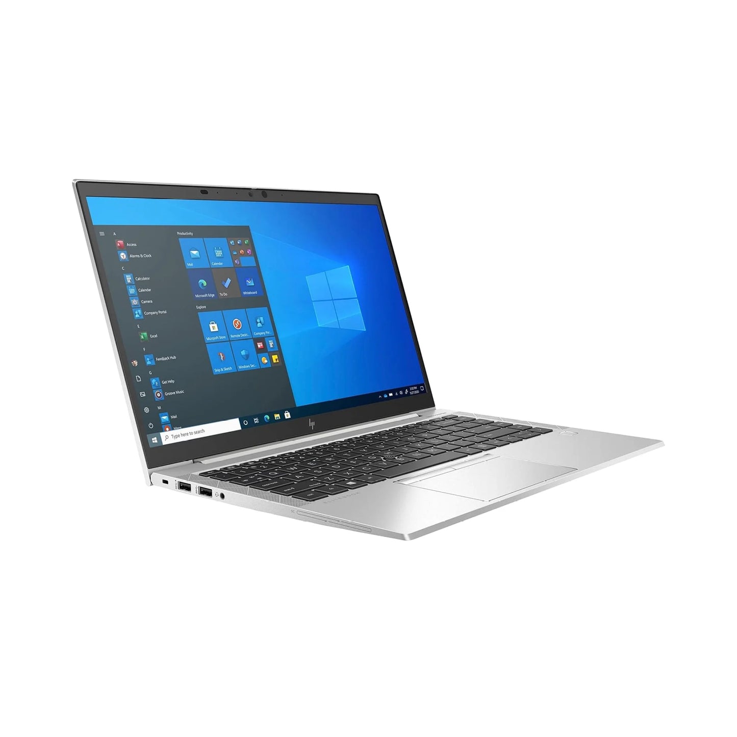 HP EliteBook 845 G8 - AMD Ryzen 5 PRO 5650U، ورسومات AMD Radeon، وشاشة 14 بوصة عالية الدقة بالكامل