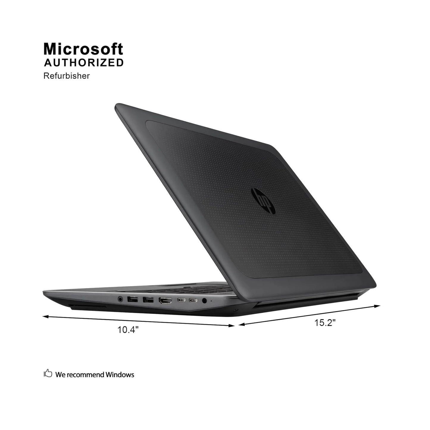 HP Zbook 15U G3  –  Intel Core i5-6300U,  AMD FirePro W4190M 2G,  15.6-inch FullHD