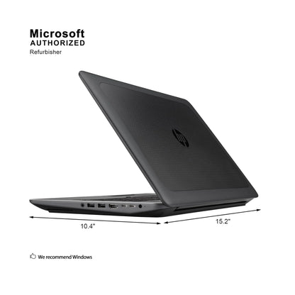 HP Zbook 15U G3  –  Intel Core i5-6300U,  AMD FirePro W4190M 2G,  15.6-inch FullHD