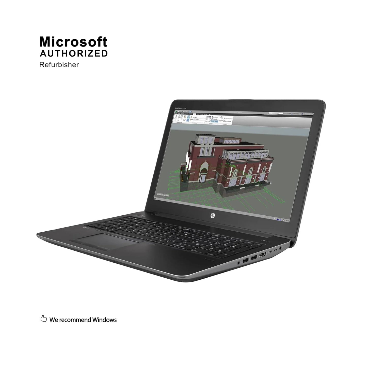 HP Zbook 15U G3  –  Intel Core i5-6300U,  AMD FirePro W4190M 2G,  15.6-inch FullHD