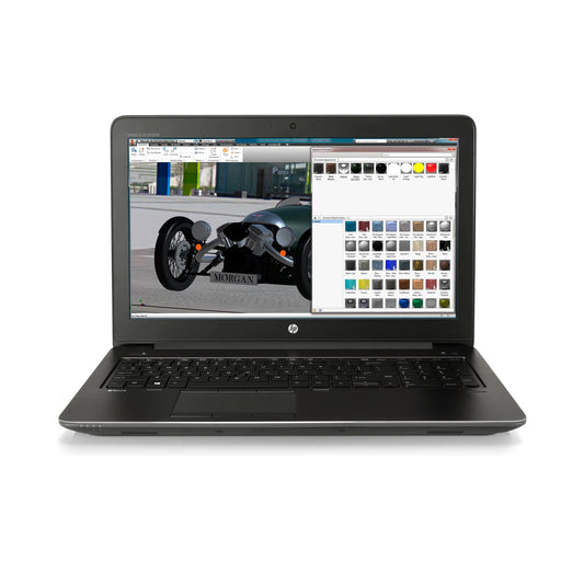 Hp Zbook 15 G4 Mobile Workstation 15.6 Inch With Nvidia Quadro M2200 Graphics Target Store Egypt Front View With Keyboard