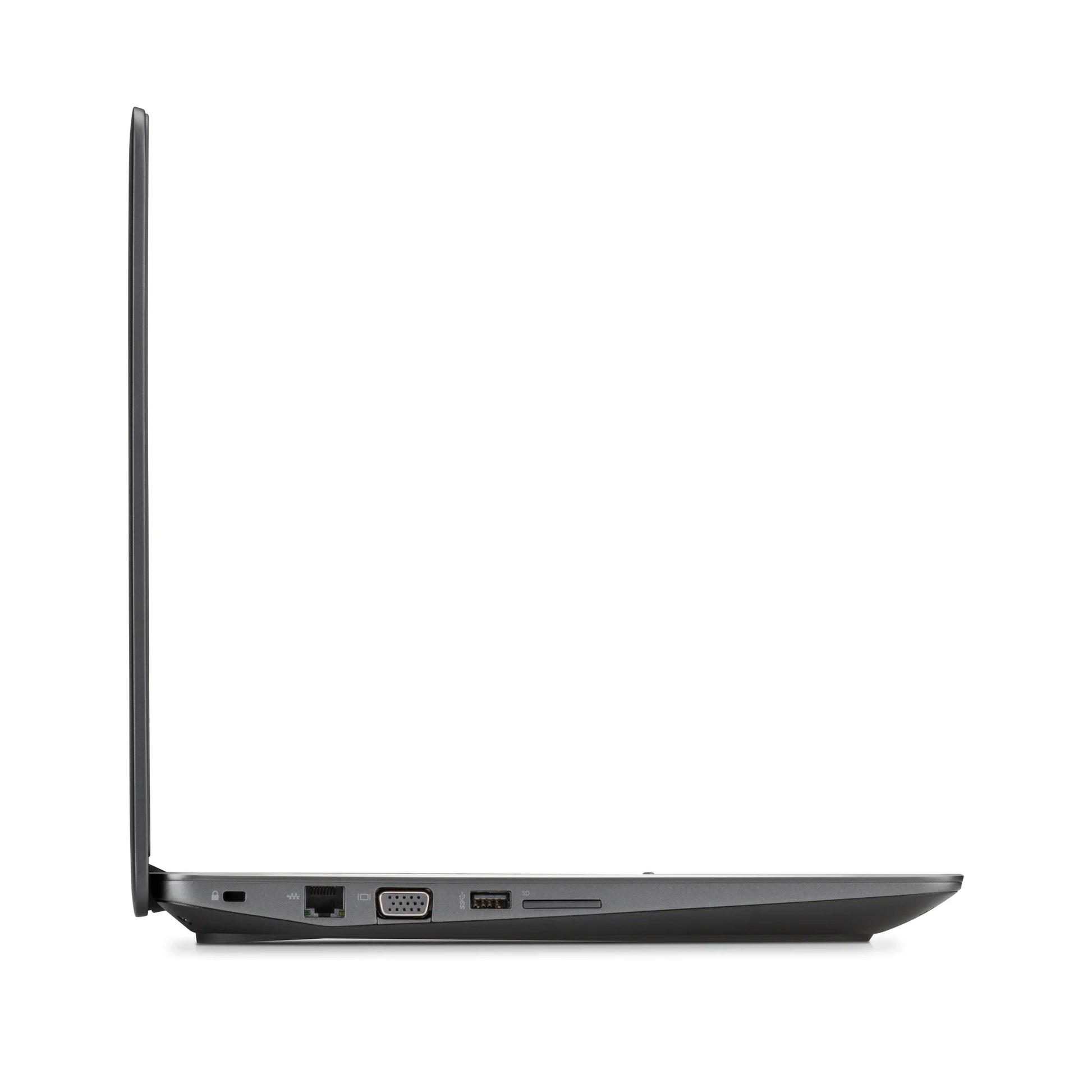 Hp Zbook 15 G4 Mobile Workstation 15.6 Inch With Nvidia Quadro M2200 Graphics Target Store Egypt Left Side Ports With Open Lid