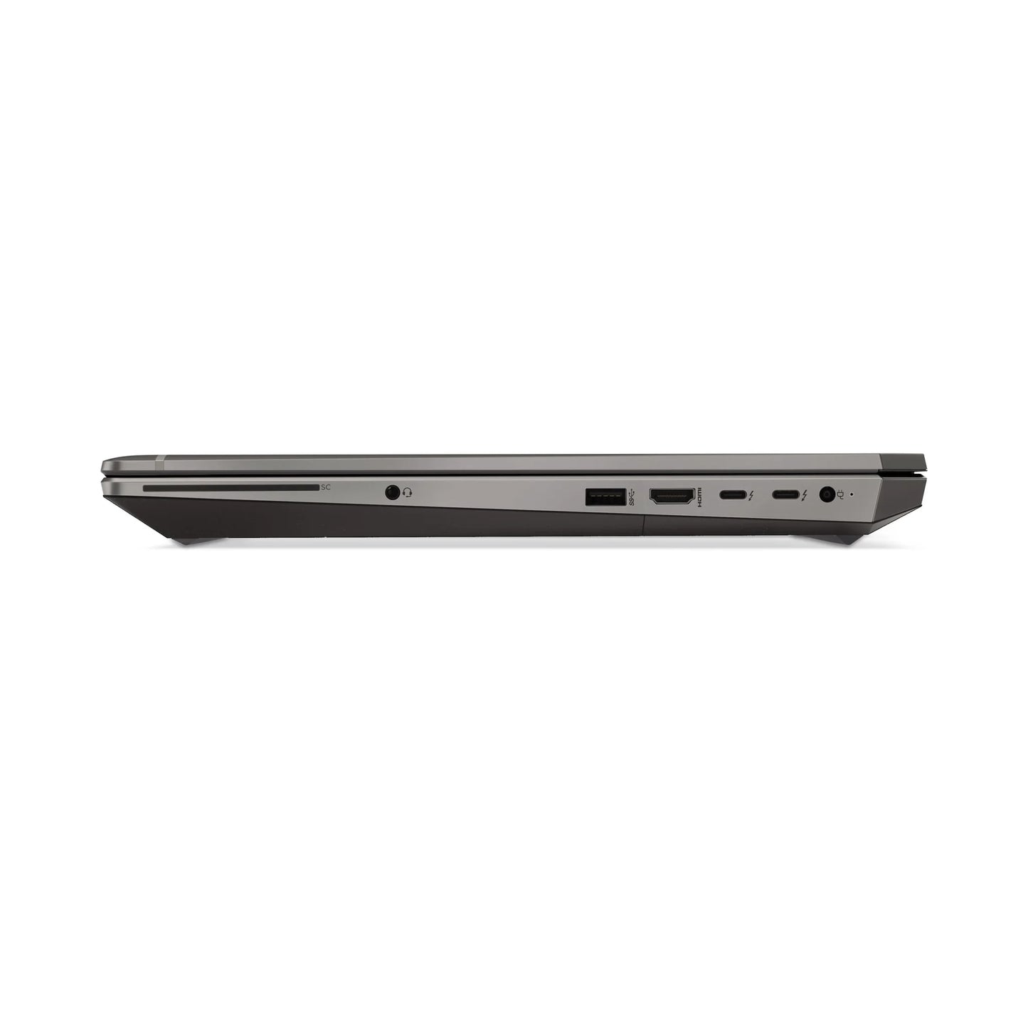 Hp Zbook 15 G6 Side Profile Showing Dual Thunderbolt 3 And Ethernet Ports   Heavy Duty Workstation Egypt Right Side View Ports