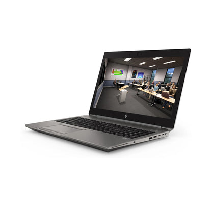Hp Zbook 15 G6 Side Profile Showing Dual Thunderbolt 3 And Ethernet Ports   Heavy Duty Workstation Egypt Right View