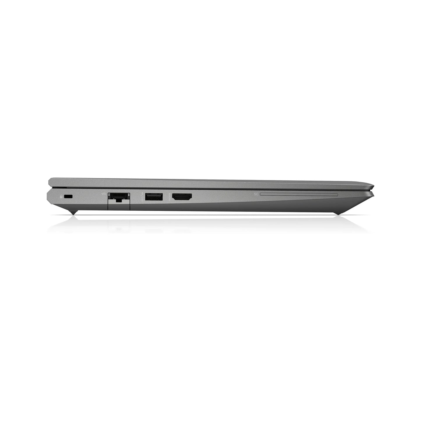 HP ZBook Power G8 Nvidia Quadro T1200 Professional Graphics left side ports