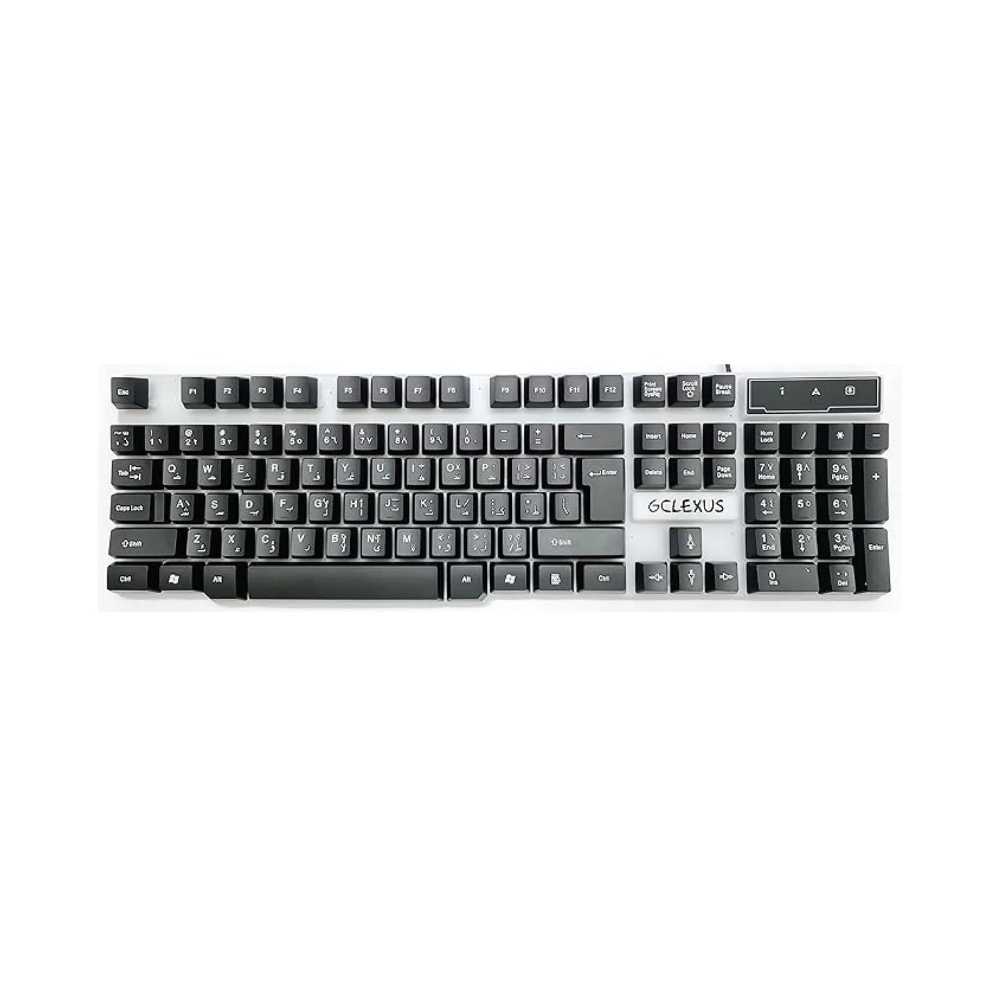 GCLEXUS G210 Gaming Keyboard – RGB Backlit, Wired