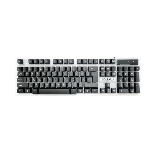 GCLEXUS G210 Gaming Keyboard – RGB Backlit, Wired