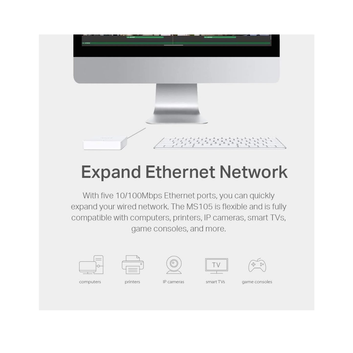 Mercusys 5-Port Fast Ethernet Switch 10/100