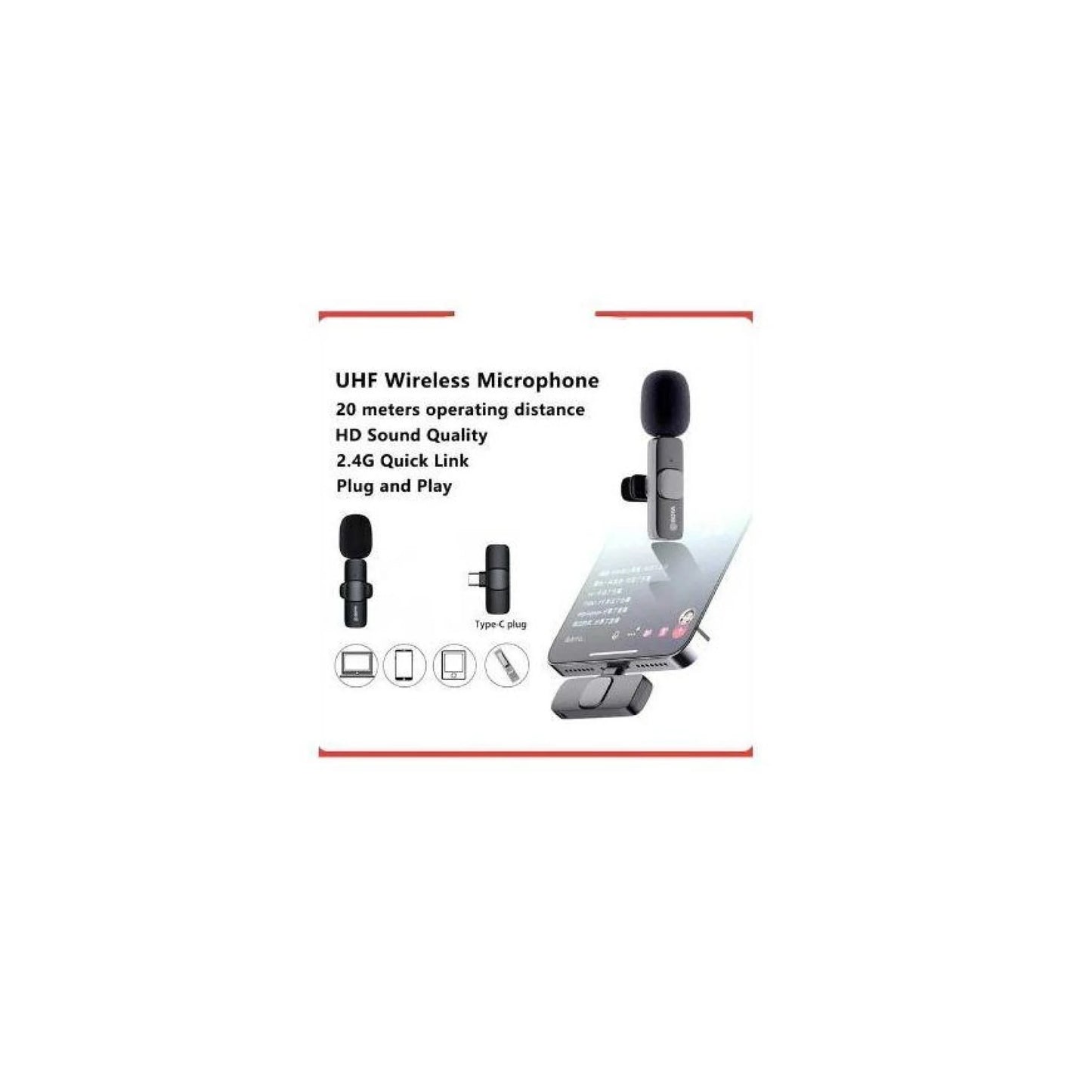 BOYA BY - MW3, Wireless Microphone