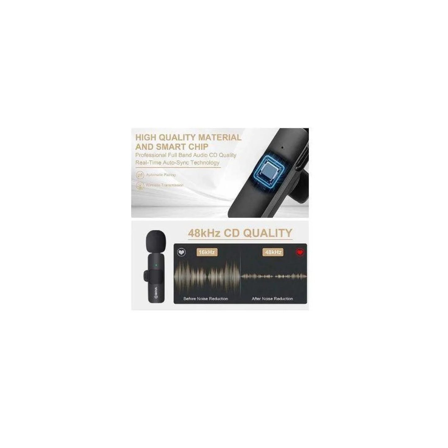 BOYA BY - MW3, Wireless Microphone