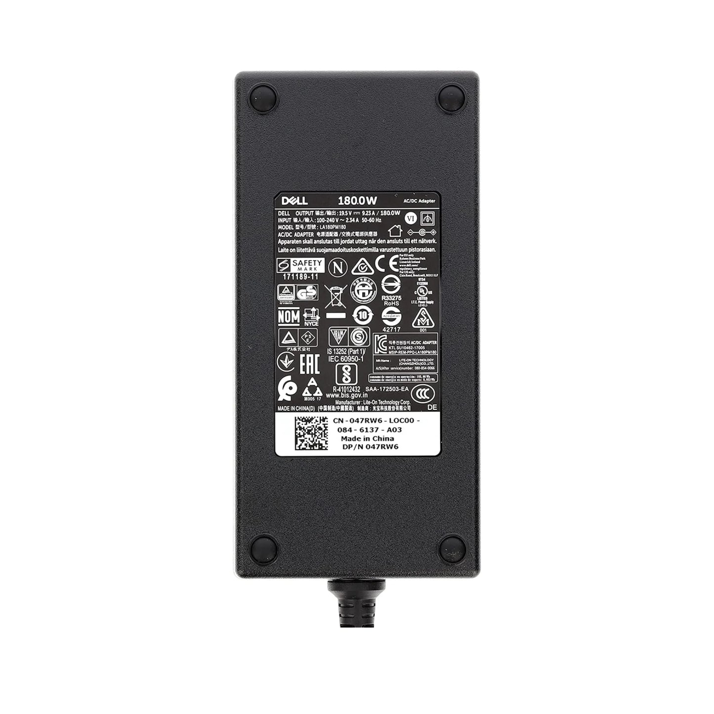 Original Dell 180W laptop charger 7.4mm standard pin 19.5V 9.23A TARGET Store Egypt 3