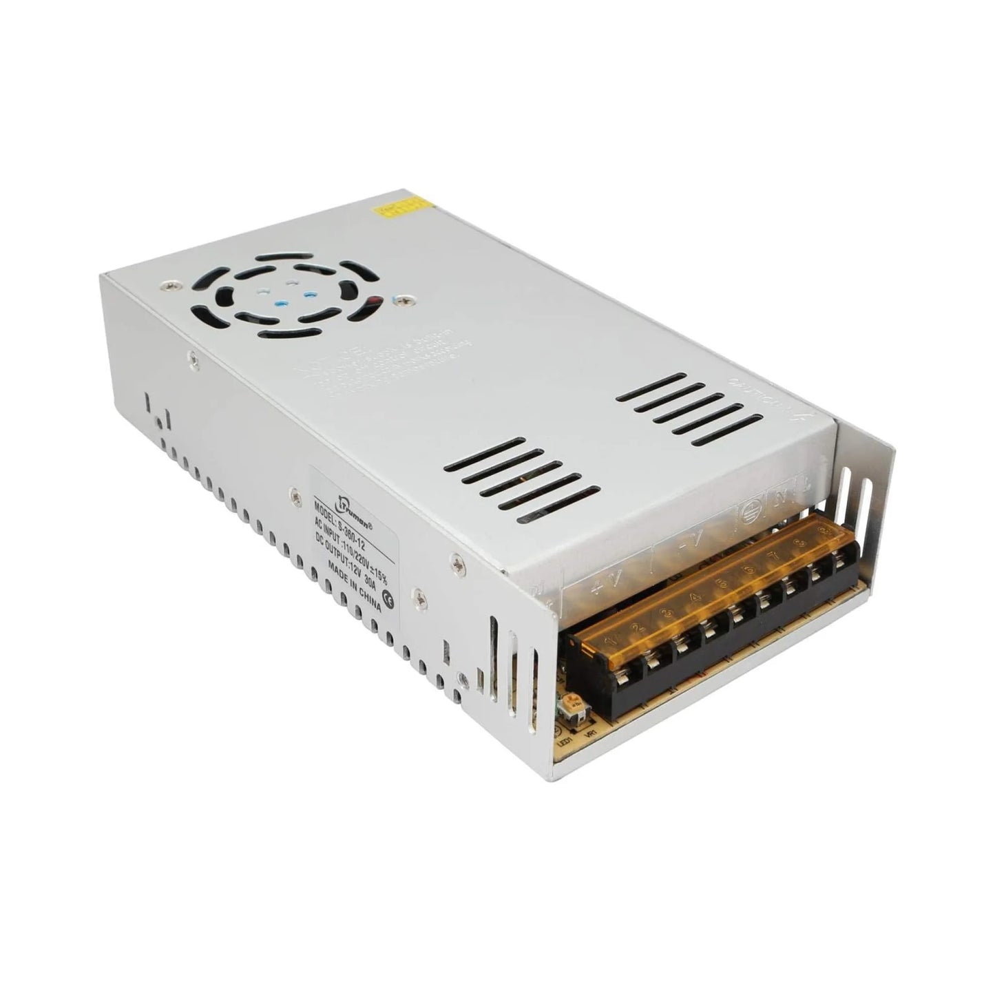 Power Supply 12V 30A – Heavy Duty CCTV Adapter