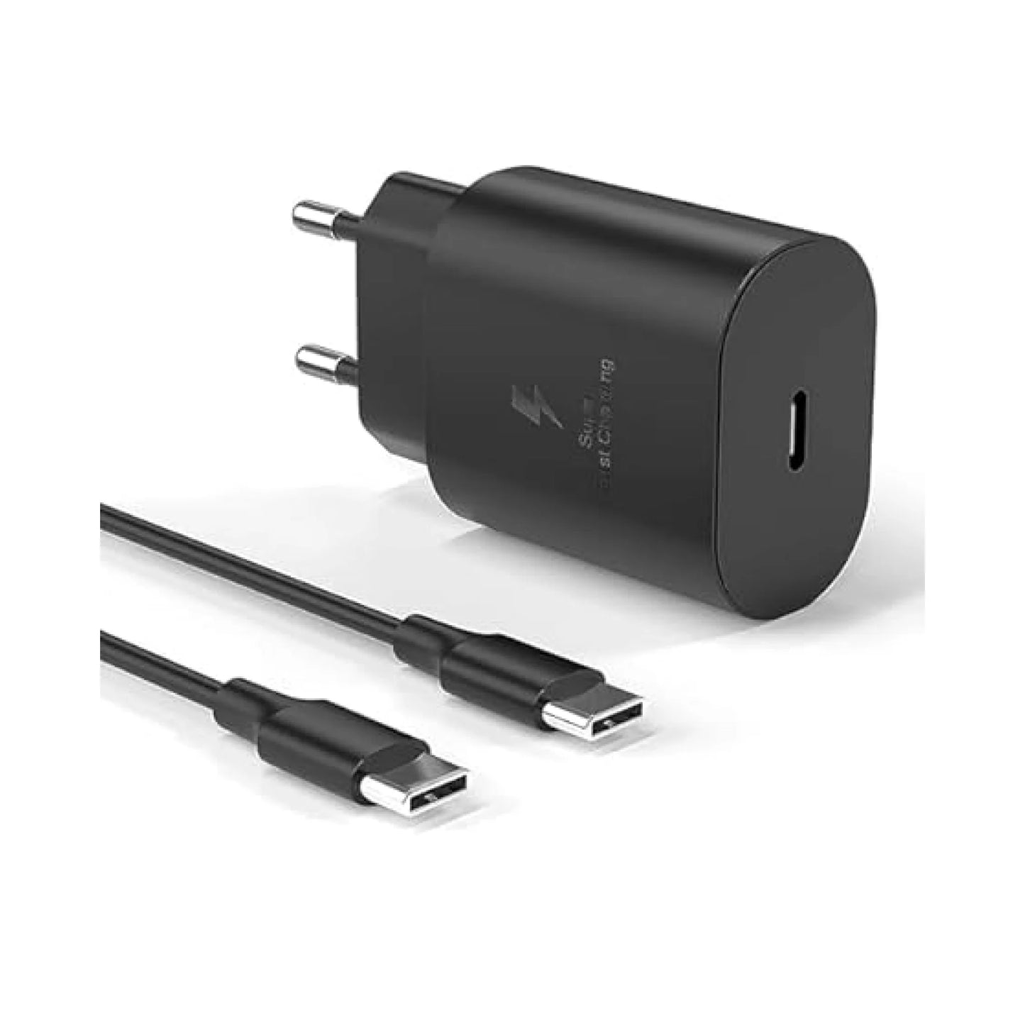 Samsung 25W Super Fast Charger (USB-C) | Genuine PD 3.0 Wall Adapter