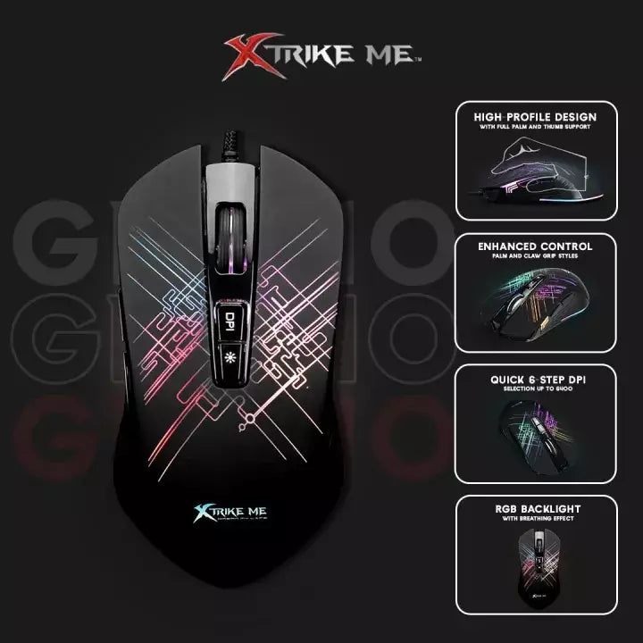 Xtrike Me GM-510  – Wired Gaming Mouse