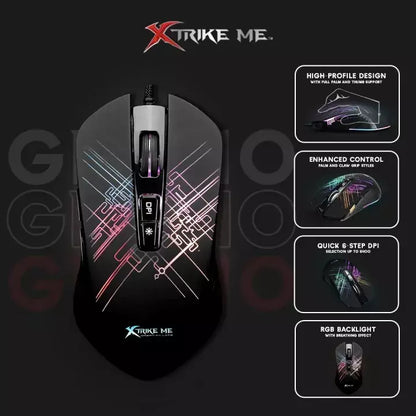 Xtrike Me GM-510  – Wired Gaming Mouse