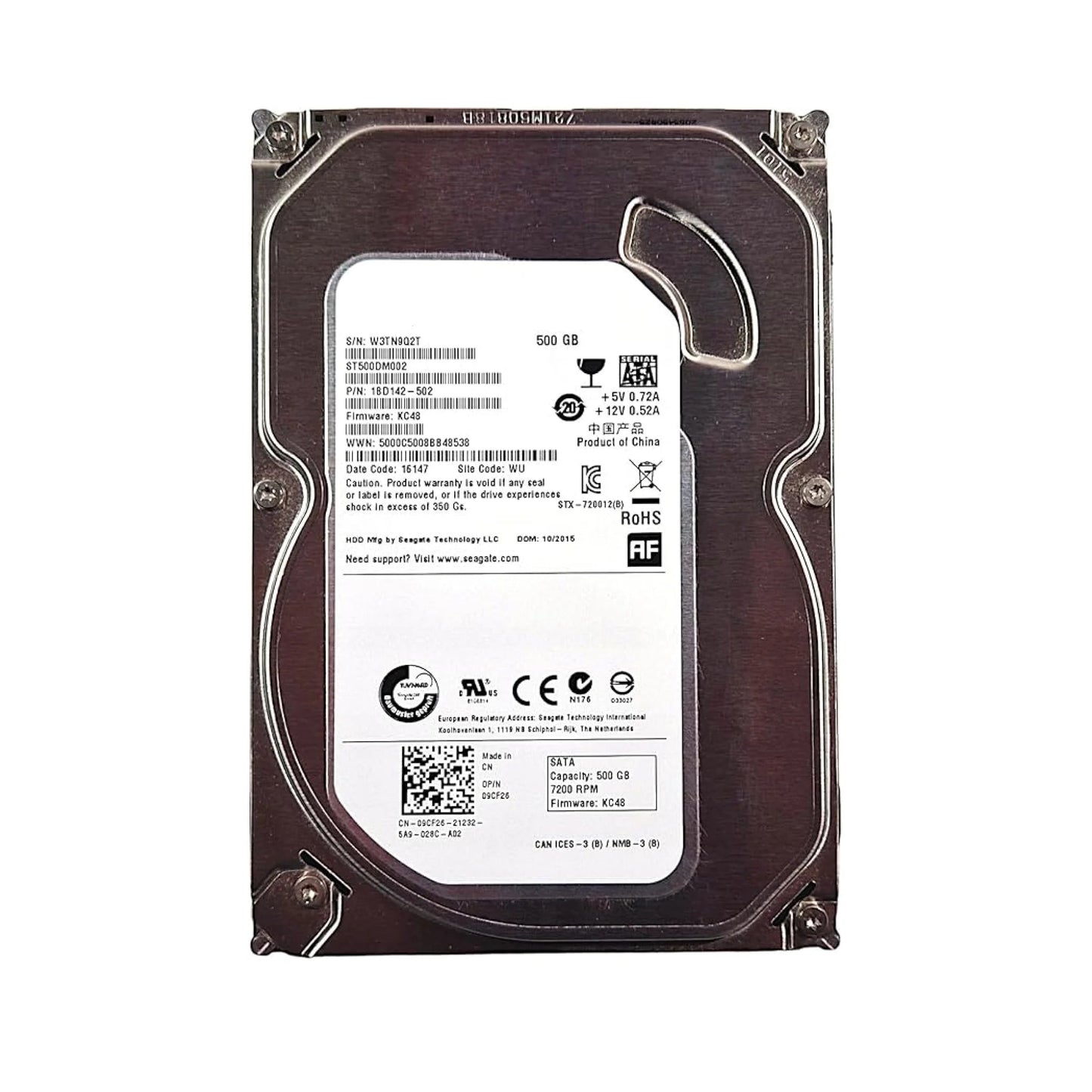 Seagate 500GB HDD 3.5-inch SATA | Hard Disk Drive for Desktops Seagate 500GB HDD 3.5-inch SATA | Hard Disk Drive for Desktops