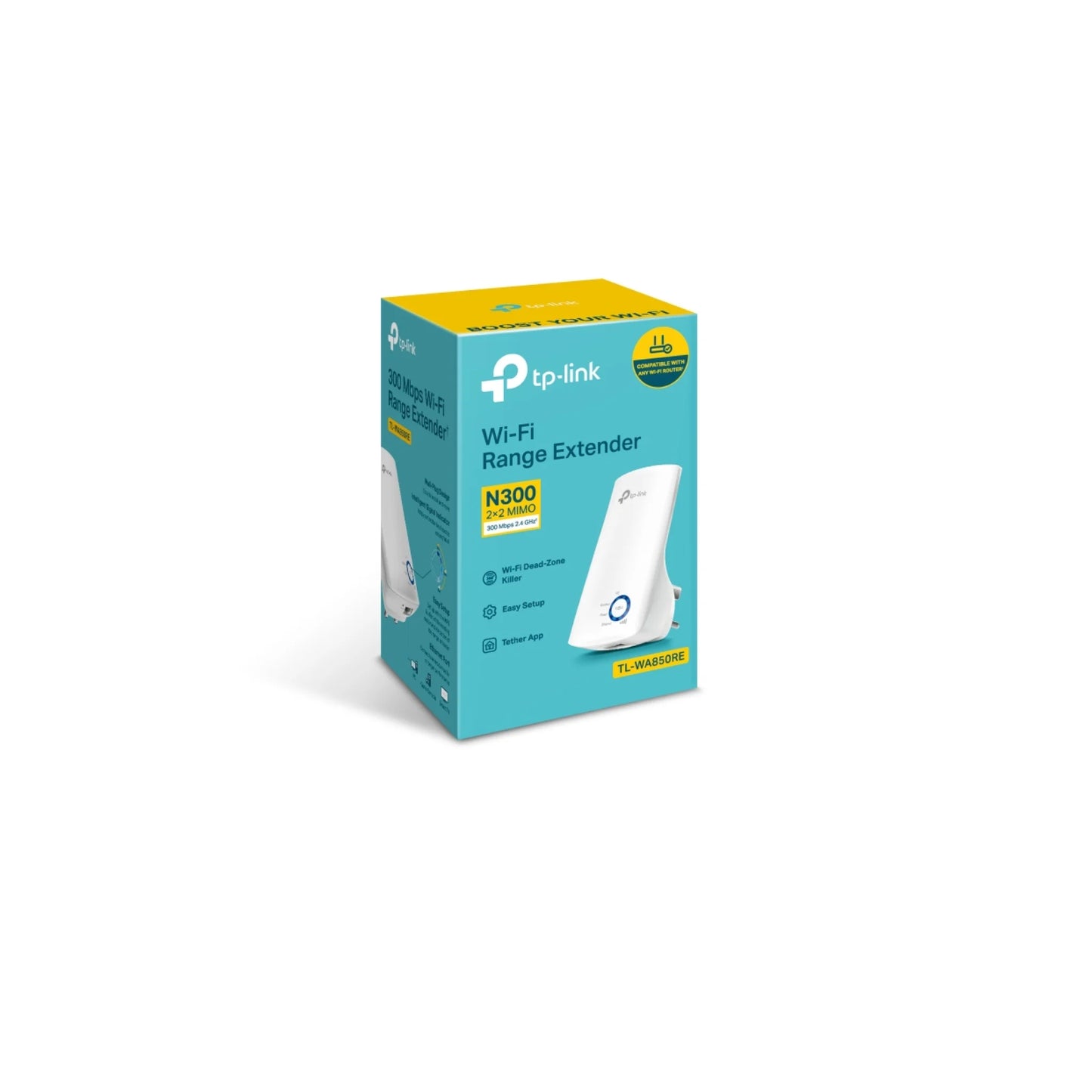TP-Link TL-WA850RE Wi-Fi Range Extender – Signal Booster & Coverage Expansion